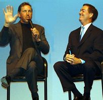 Larry Ellison and Governor Owens