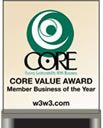 CORE Awards w3w3.com: Value Award - Member Business of the Year 2006