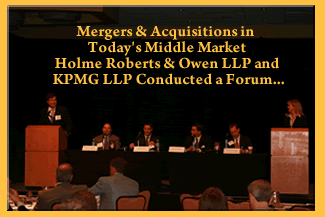 HRO & KPMG - M&A Markets Today