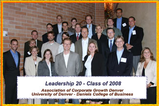 ACG and University of Denver's Leadership 20 - Class of 2008