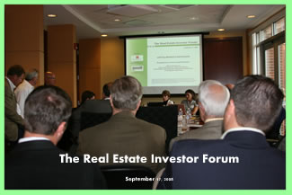 Real Estate Investor Forum 9.17.08