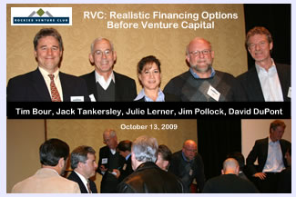 RVC Realistic Financing Options Before Venture Capital - 10/13/09