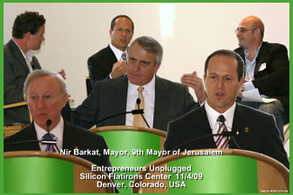 entrepreneurs Unplugged - Nir Barkat, Mayor, Jerusalem