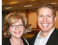 Sue Wyman & Travis Mitchell, Communications Technology Professionals and evening sponsor