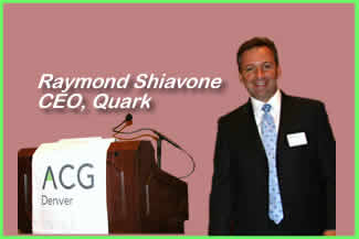 ACG September Meeting with Raymond Shiavone, CEO, QUARK