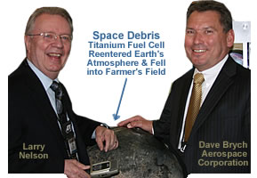 Larry Nelson & Dave Brych, The Aerospace Corp., Space Debris Solutions