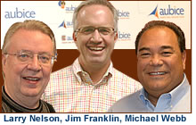 Larry Nelson, Jim Franklin and Michael Webb