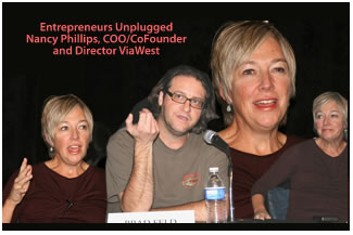 Entrepreneurs Unplugged - Nancy Phillips, COO/CoFounder, ViaWest 11/14/2011