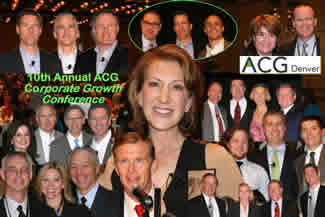 ACG Denver 10th Annual Corporate Growth Conference 3/13-14/2012 - Keynote Speaker, Carly Fiorina... Wow!