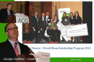 ACG Denver - George Godfrey Speaker & ACG/DSloan Scholarship Program 2012