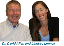 David Allen and Lindsay Lennox, Marketing Assistant Director, CU Technology Transfer Office