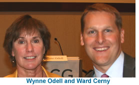 Wynne Odell, CEO, Odell Brewing Company with Ward Cerny, ACG Denver