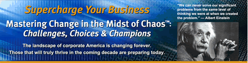 Check out Larry Nelson's world famous information that will guide you through Mastering Change in the Midst of Chaos