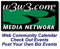 The w3w3 Web Community Calendar - Check Out What's Coming Up - Post Your Own Business Events
