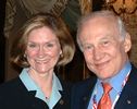 Sue Mencer and Buzz Aldrin, Astronaut